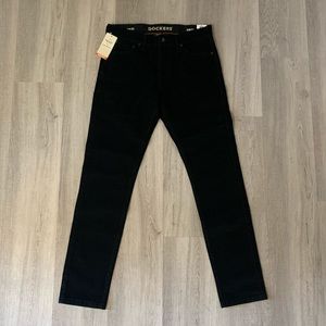 NWT Men's Dockers Black Corduroy Pants